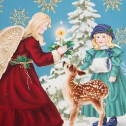 Новогодний набор салфеток Этель Christmas time, 40х40см 4 шт  фото 9