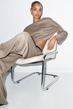 PALAZZO TROUSERS WITH BELT - Zara фото 12
