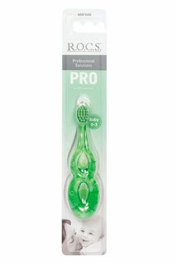 Зубная щетка R.O.C.S. PRO Baby для детей от 0 до 3 лет ROCS/РОКС  фото 2