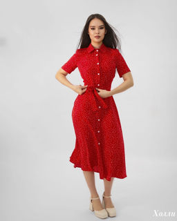 Платье Холли (красный) - Nadi bordo фото 6