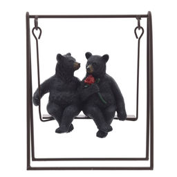 Фигурка декоративная "Медведи", L14 W6,5 H18 см