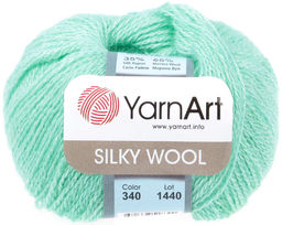 Силки вул (Silky wool) пряжа YarnArt 65% шерсть мериноса 35% искуственный шелк 10х25г/190м