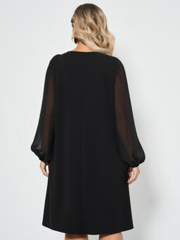 Платье 0287-1с черный каменный - Dora фото 93