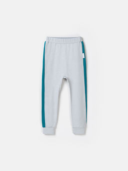 Брюки со спущенным шагом и лампасами Пепел - Bungly фото 2