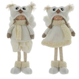 Игрушка набивная "Девочка/Мальчик", L18 W11 H39 см, 2в.