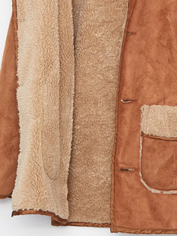 Kap??onlu S?et G?r?n?ml? Erkek ?ocuk Mont - Waikiki фото 3