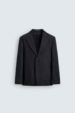 BLAZER RELAXED FIT ESTRUCTURA / Marino - Zara фото 7