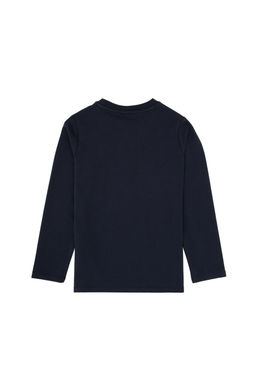 Erkek _ocuk A__k Lacivert Basic Bisiklet Yaka Sweatshirt Sepette S_rpriz _ndirim - U.s. polo assn фото 2