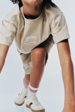 CAMISETA JOGGING VARSITY / Beige - Zara фото 2