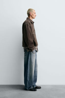 CONTRAST TEXTURED JACKET - Zara фото 4