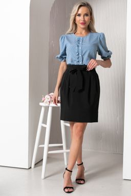 VALENTINA Юбка Колокол №1 с поясом  фото 2