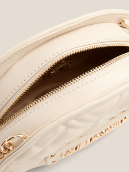 Женская сумка на плечо LOVE MOSCHINO QUILTED BAG Артикул 4561358, молочно-белый  фото 4