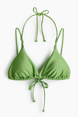Top de bikini triangular con relleno - H&m фото 2