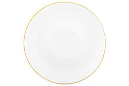 Чайн. наб. 12 пр. 300 мл 12,5*9,5*7 см Белая с золотом на ножке, NEW BONE CHINA - Elan gallery фото 7