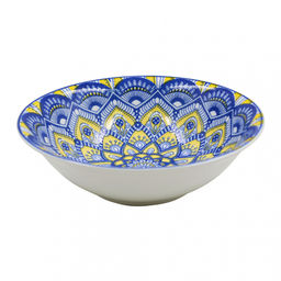 Салатник 7" 640мл, 18см Lavenir "Восточная ночь" гладкий край фарфор арт. с7-5208 (00110815)