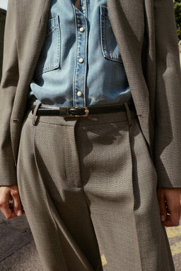 WIDE-LEG TROUSERS WITH DARTS - Zara фото 3