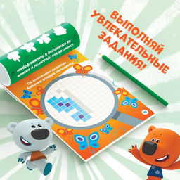 Цена за 2 шт. Блокнот с заданиями и с наклейками, 48 стр., А5, Ми-Ми-Мишки