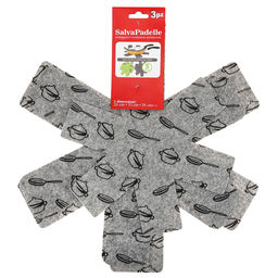 Протектор (вкладыш-разделитель) для сковородок набор 3 штуки: д26см; д35см; 38см, полиэфирное волокно, на картоне (Китай)