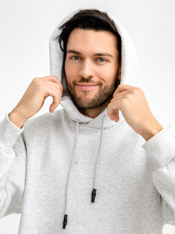 Худи мужское серое серый меланж 4306-А 121867 - Mark formelle фото 4