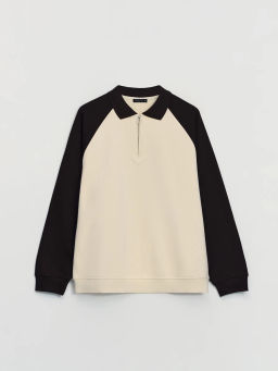 Толстовка с контрастными рукавами / Zarina