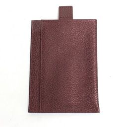 Обложка/футляр для паспорта Croco-П-408 натуральная кожа 1отд, 3карм, бордо металлик (232) 235890  фото 2