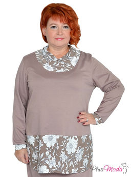 Туника Модель №1371 размеры 44-84 - Plusmoda фото 4