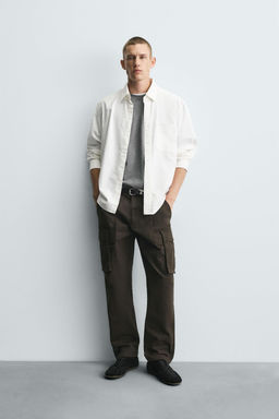 RELAXED FIT CARGO TROUSERS