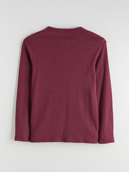 Bisiklet Yaka Erkek Sweatshirt