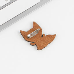 Цена за 2 шт. Открытка со значком Оберег - антистресс, 3.9?3.9 см