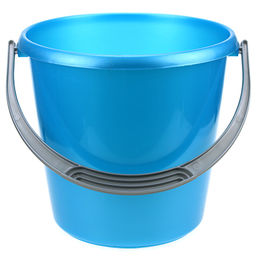 Ведро пластмассовое "Соло" 5л, д22см, h21см, бирюзовый (Россия)