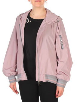 9711/-29 PINK Ветровка женская RIKA (полиэстер) - Фабричный китай фото 11