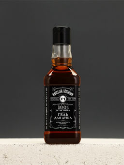 Подарочный набор мужской: гель виски 250 мл и мочалка рукавица, Чистое счастье