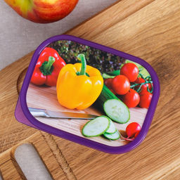 Цена за 2 шт. Ланч - бокс прямоугольный «Овощи», 500 мл