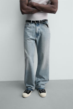 JEANS LOOSE FIT / Azul claro - Zara фото 5
