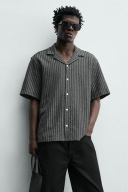 CAMISA ESTRUCTURA TEXTURA / Marino - Zara фото 6