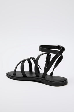 Trendyol Shoes Taba Capraz Bantl? Bilekten Baglamal? Kad?n Sandalet TAKSS25SD00051 - Trendyolmilla фото 10