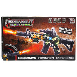 Автомат "Огненая атака" (свет, звук) на батарейках, в коробке