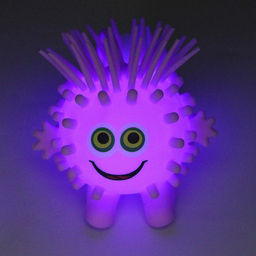 Цена за 3 шт. Ёжка «Глазастик», световой, цвета МИКС