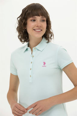 U. S. Polo Assn Женское трикотажное платье зеленого цвета - U.s. polo assn фото 8