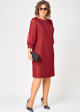 Платье EVA GRANT 7310D красный