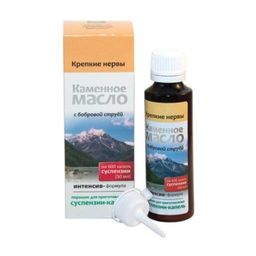 Каменное масло суспензия-Капли нативные с бобровой струёй, Крепкие нервы - Сашера-мед фото 2