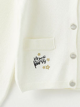 Bisiklet Yaka Nak??l? Uzun Kollu K?z ?ocuk Triko H?rka - Waikiki фото 3