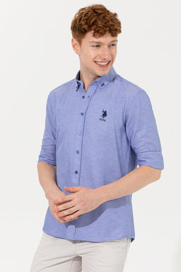 Erkek Saks Uzun Kollu Basic G_mlek