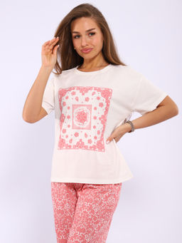 Пижама женская 1-246г (коралл)