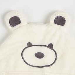 Полотенце с капюшоном Крошка Я, цвет белый, 67х120 см, 100% п/э, 280 г/м2  фото 9