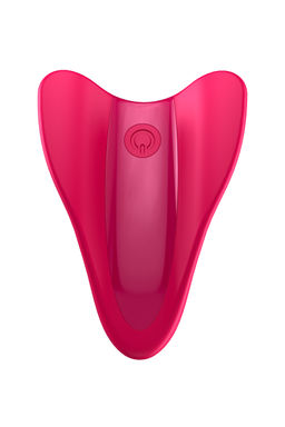 Универсальный вибромассажер Satisfyer High Fly, силикон, красный
