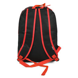 Рюкзак "Black" подростковый 40x29x17 см (14 л) 250 г, 1 отделение на молнии, 1 передний карман, черный с красным