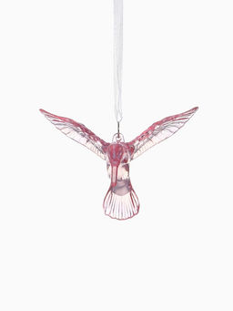 Цена за 2 шт. Ёлочная игрушка Зимнее волшебство. Свиристель, 7.57 см, сиреневый перелив фото 9