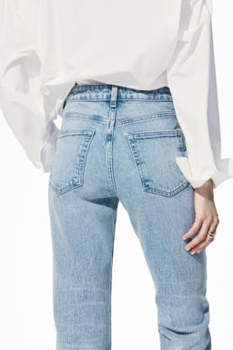 Slim Straight Regular Waist Ankle Jeans - H&m фото 9