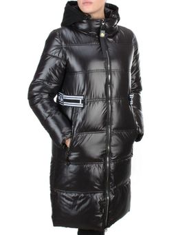 2193 BLACK Куртка зимняя женская AIKESDFRS (200 гр. холлофайбера)